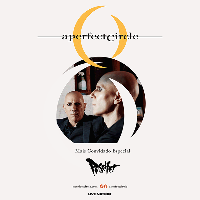 A Perfect Circle em imagem promocional do show em São Paulo