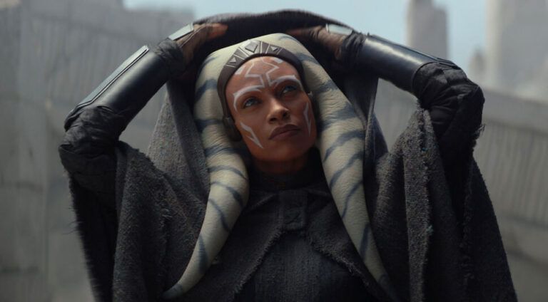 Rosario Dawson caracterizada como Ahsoka Tano