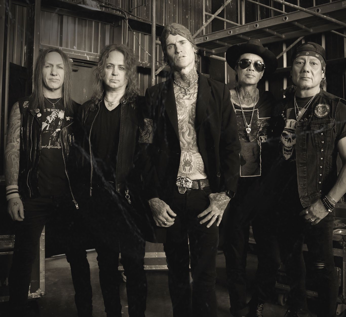 Integrantes da banda Buckcherry em foto promocional