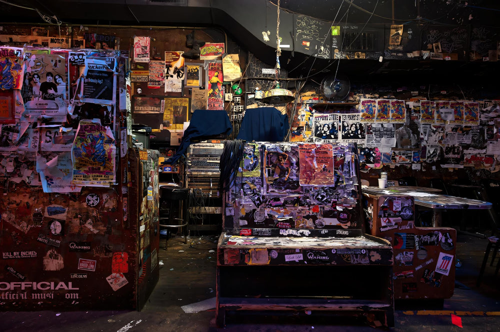 Registro histórico do CBGB em Nova York