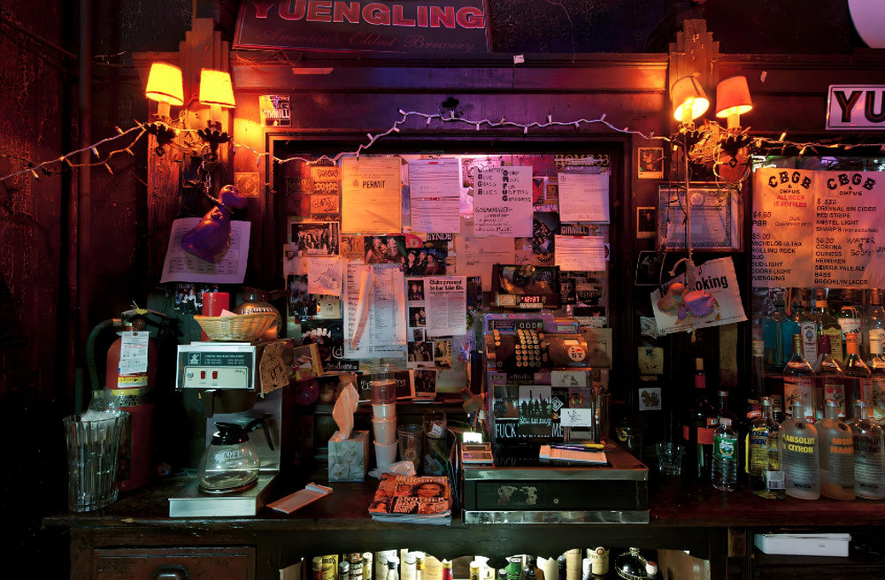 Imagem histórica do acervo do CBGB em Nova York