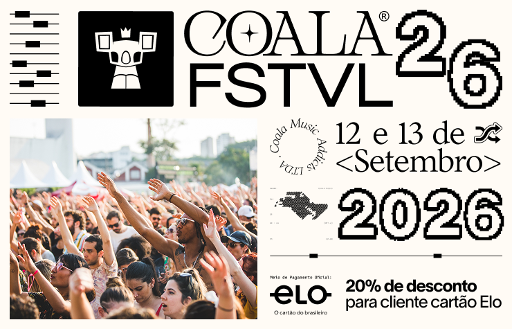 Arte promocional do Coala Festival 2026 com as datas de 12 e 13 de setembro e público do festival.