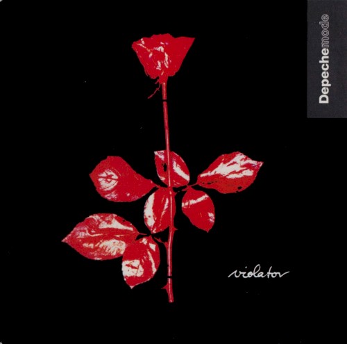 Capa do álbum Violator, do Depeche Mode, lançado em 1990