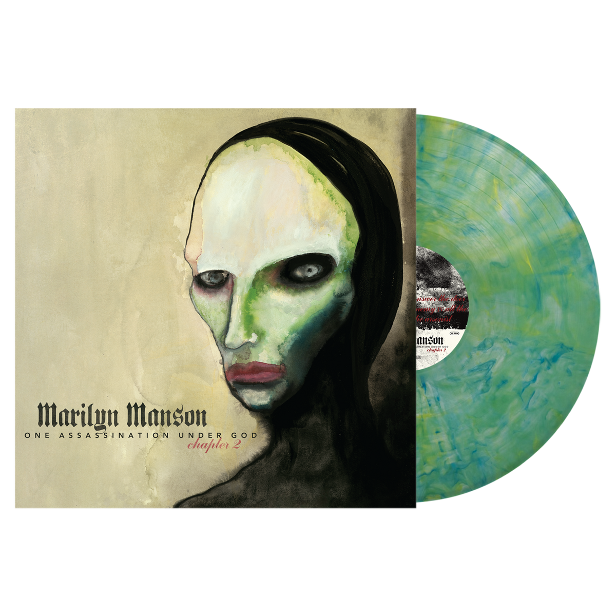 Capa e edição em vinil de One Assassination Under God - Chapter 2, de Marilyn Manson