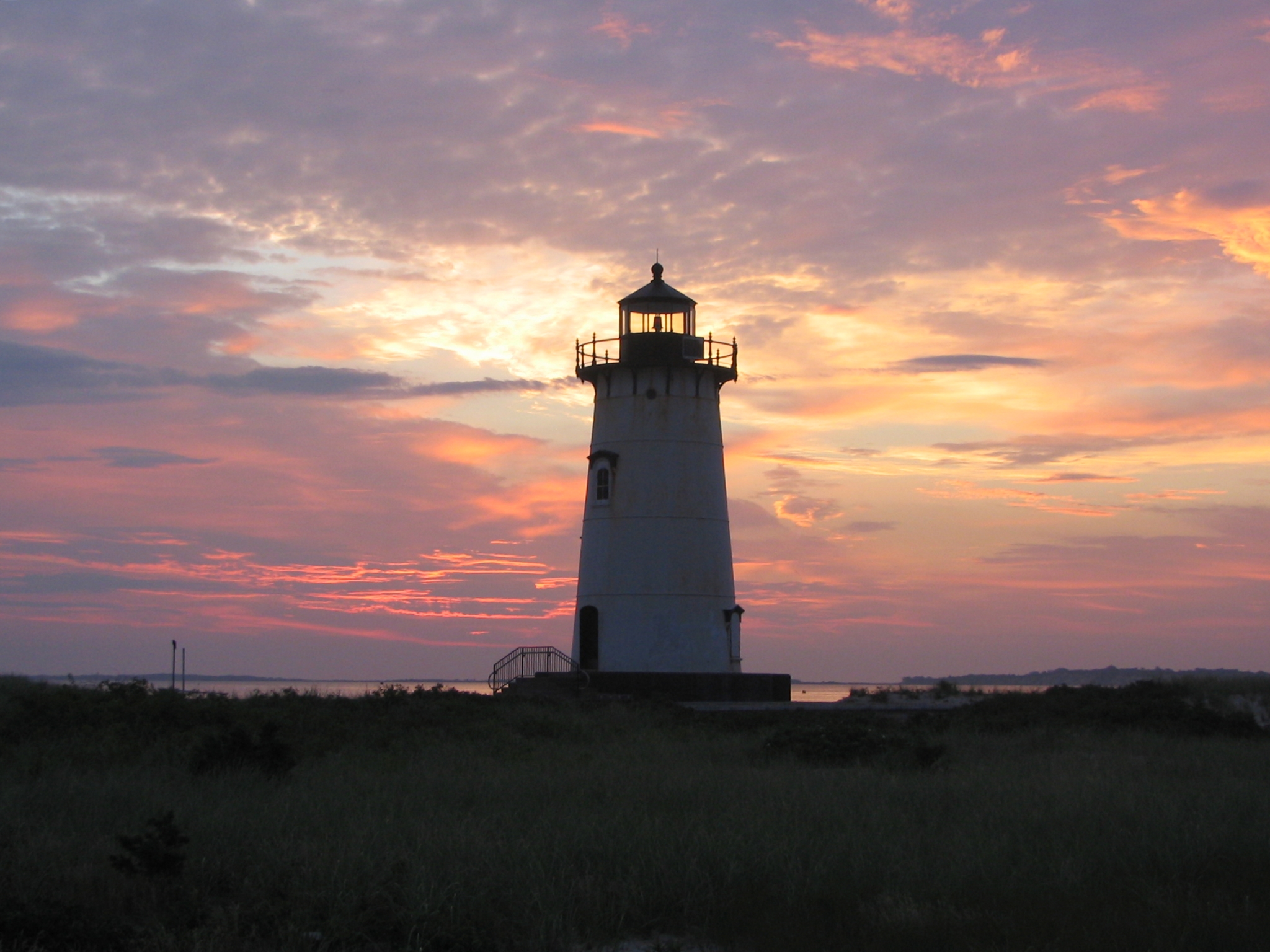 Farol de Edgartown em Martha's Vineyard, local das filmagens de Tubarão