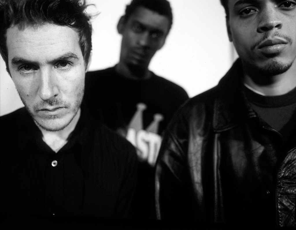 Massive Attack em Londres em 1998, na fase de Mezzanine