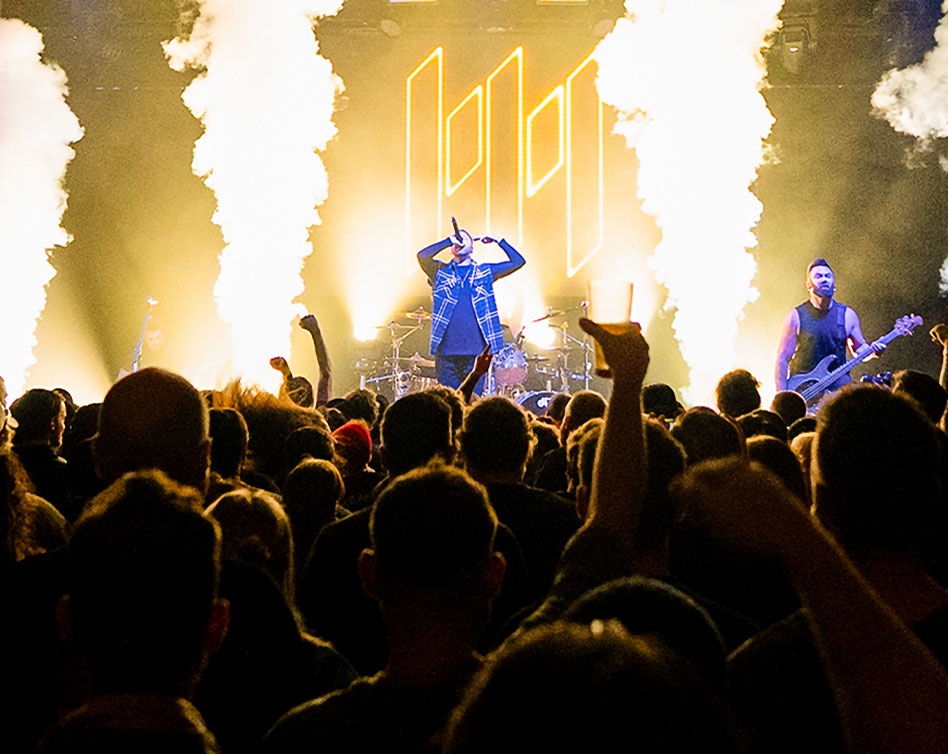 Memphis May Fire em apresentação ao vivo