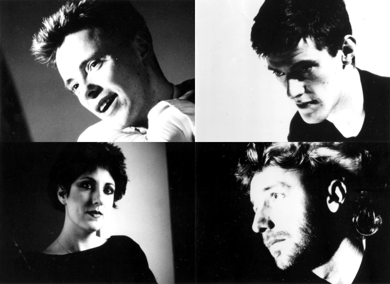 New Order em 1985: Bernard Sumner, Stephen Morris, Peter Hook e Gillian Gilbert