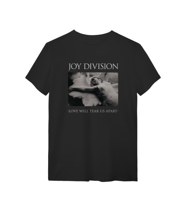 Camiseta Joy Division — Love Will Tear Us Apart