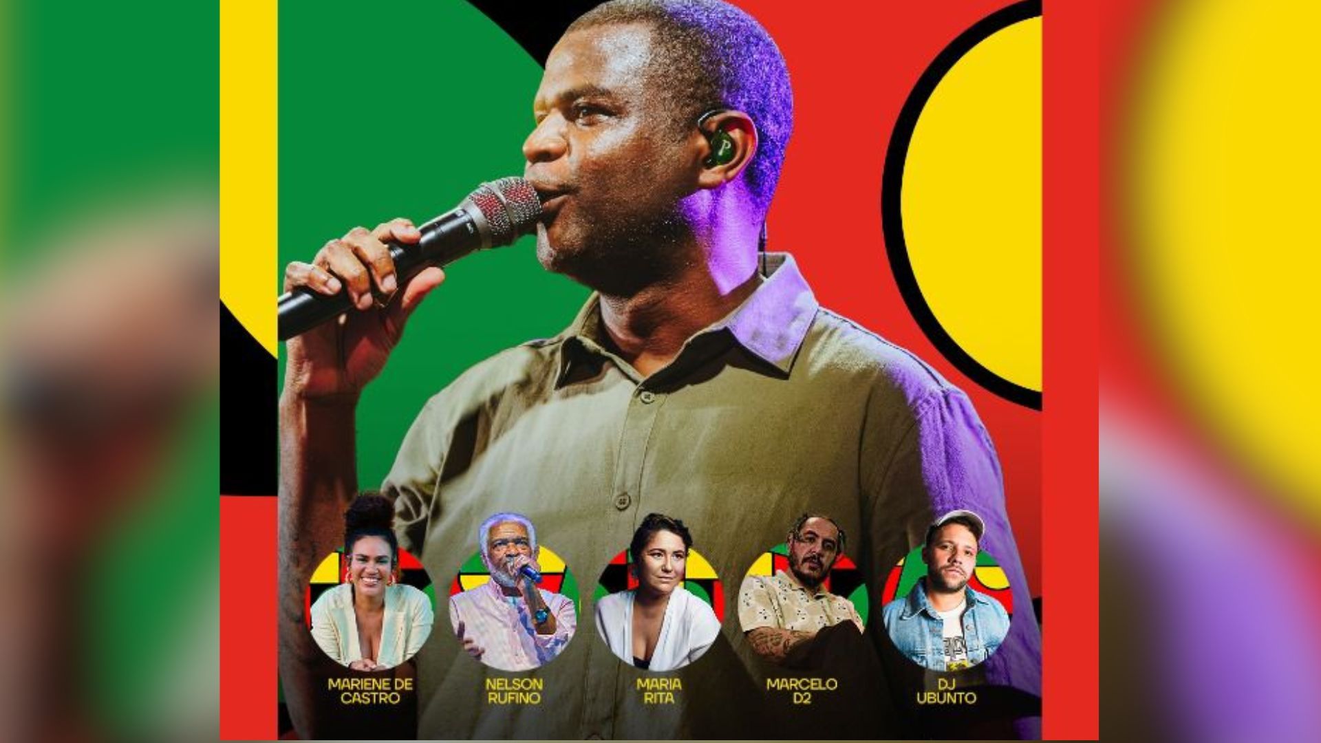 Pretinho da Serrinha cantando em apresentação ao vivo