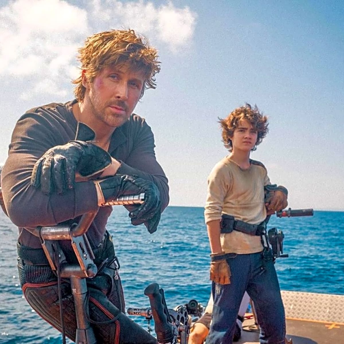 Ryan Gosling e Flynn Gray em imagem promocional de Star Wars: Starfighter