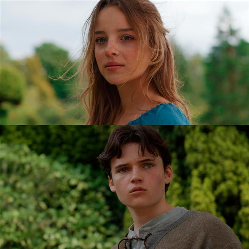 Bo Bragason como Zelda e Benjamin Evan Ainsworth como Link no live-action de The Legend of Zelda