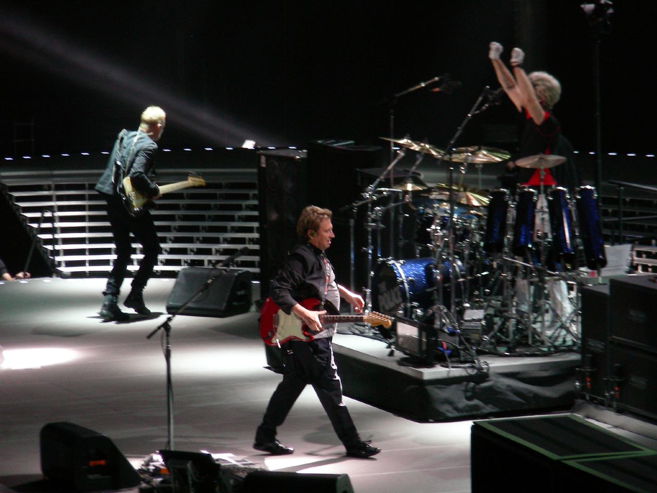 The Police ao vivo em 2007 com Sting, Andy Summers e Stewart Copeland