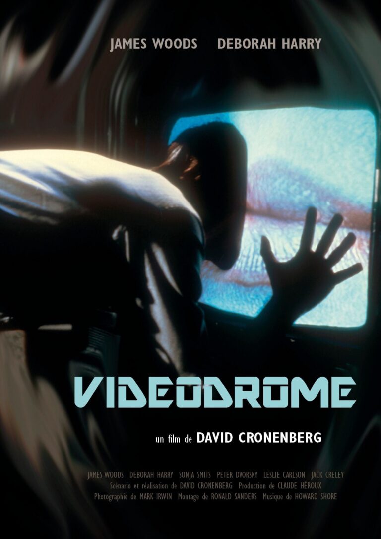 Pôster de Videodrome, filme de David Cronenberg lançado em 1983